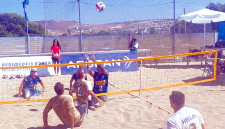 Στιγμιότυπο από τους αγώνες που έγιναν στον Καρτερό