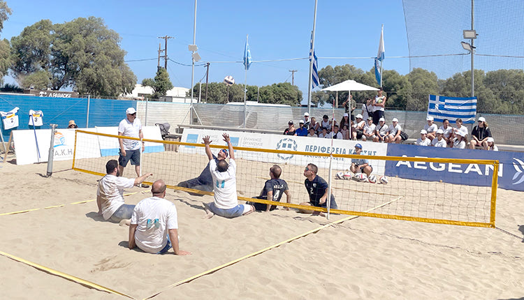 Στιγμιότυπο από τους αγώνες που έγιναν στον Καρτερό