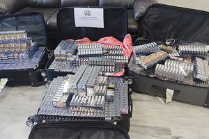 Τα τσιγάρα που μετέφεραν οι Ρουμάνοι