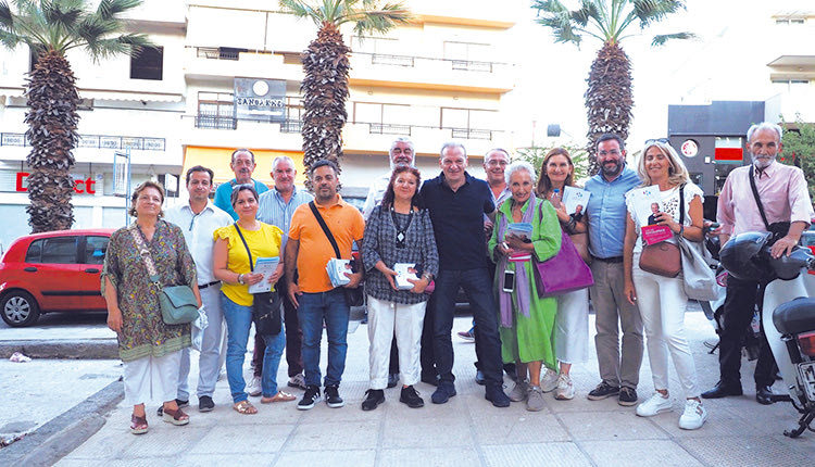 Στις συνοικίες και τα κέντρα φροντίδας ο Αλ. Καλοκαιρινός 