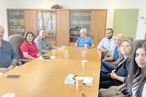 Σε χώρους υγείας και ασφάλισης ο Δ. Πιτσικάκης