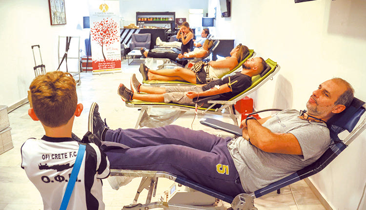 Επιτυχημένη η αιμοδοσία 
της ΠΑΕ ΟΦΗ