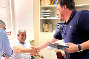 Από την περιοδεία του Μανώλη Καμπουράκη σε νευραλγικές υπηρεσίες