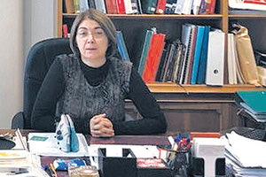 Η προϊσταμένη της Εφορείας Αρχαιοτήτων Ηρακλείου Βάσω Συθιακάκη