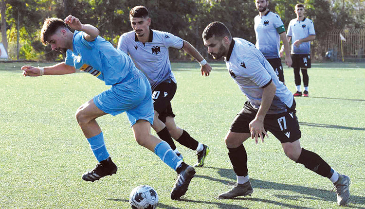 Φάση απο το παιχνίδι Εργοτέλης - ΠΑΟΚ