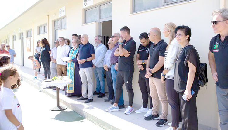 Από τον αγιασμό του τμήματος στίβου του ΟΦΗ