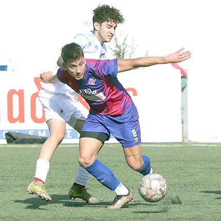   Φάση από το χθεσινό παιχνίδι του Αλμυρού