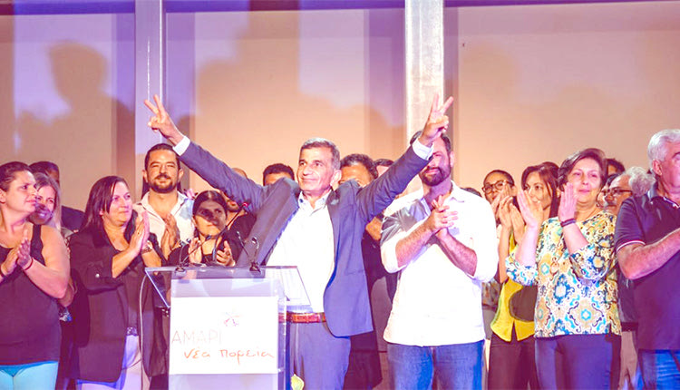 Ο επανεκλεγείς δήμαρχος Παντελής Μουρτζανός