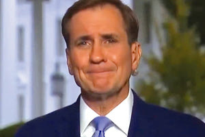  «Λύγισε» στον αέρα του CNN ο εκπρόσωπος του Λευκού Οίκου, Τζον Κέρμπι, όταν ρωτήθηκε για την αιφνιδιαστική επίθεση της Χαμάς στο Ισραήλ.