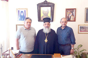 Στον Αρχιεπίσκοπο ο νέος Διευθυντής Δευτεροβάθμιας Εκπαίδευσης