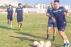 Από τη χθεσινή προπόνηση του Γιούχτα στην Ιεράπετρα;