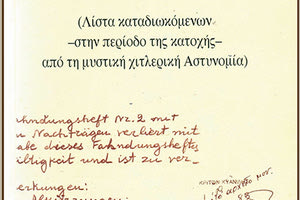 Παρουσιάζεται το βιβλίο-ντοκουμέντο “Από το αρχείο της Γκεστάπο”