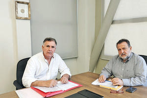 Από τη συνάντηση του νέου δημάρχου με τη διοίκηση του συλλόγου “Ελπίδα”