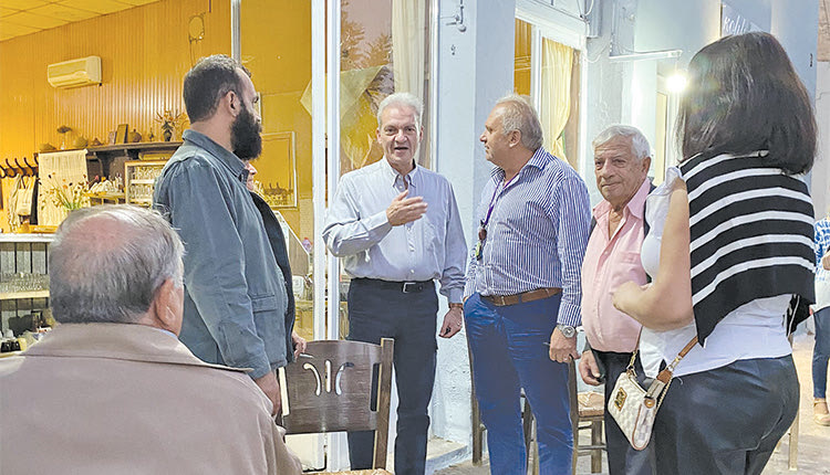 Συνεχίζει τις μετεκλογικές περιοδείες ο Καλοκαιρινός