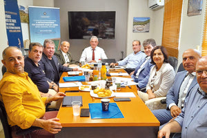 Από την επίσκεψη του γενικού γραμματέα στα γραφεία της Περιφερειακής Διεύθυνσης Κρήτης