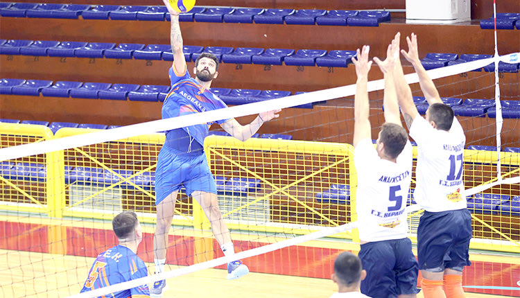 Στιγμιότυπο από το ματς ΓΕΗ - Κερατέα