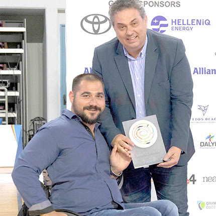 Ο κ. Πιτσούλης τιμήθηκε από τον Μανώλη Στεφανουδάκη