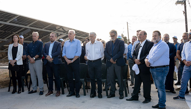 Από τα εγκαίνια του δεύτερου έργου της Μινώα Ενεργειακής