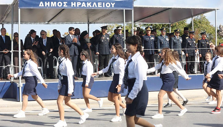 Το Ηράκλειο γιορτάζει την εθνική επέτειο του «ΟΧΙ»