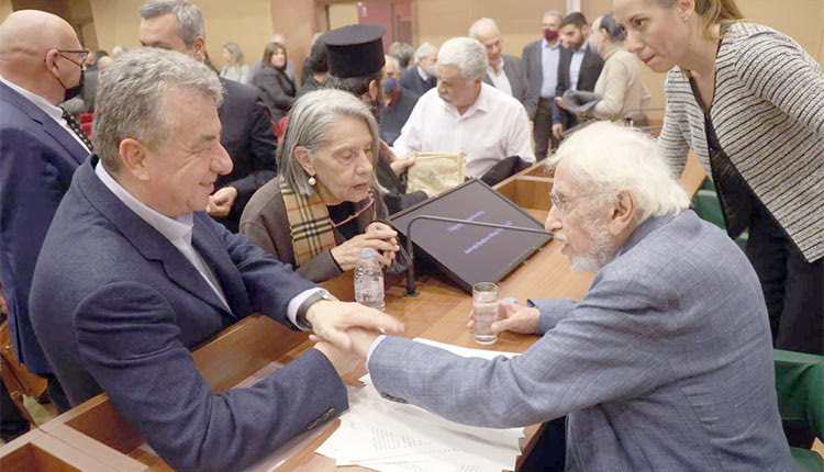 Από την απονομή του βραβείου Ηθικής Τάξεως του δήμου Ηρακλείου