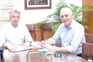 Από τη συνάντηση Μπαριτάκη και Αρναουτάκη στην Περιφέρεια