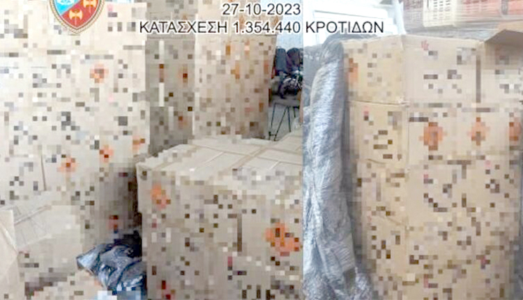 Σε χώρο μεταφορικής εταιρείας στο Ηράκλειο κρυβόταν το «εκρηκτικό φορτίο» που αναζητούσαν οι λιμενικοί.