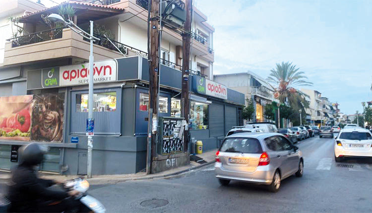 Το σημείο όπου έγινε το εργατικό ατύχημα