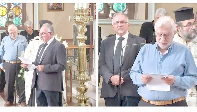 λαμπρινος Συγκίνησαν με τους επικήδειους 