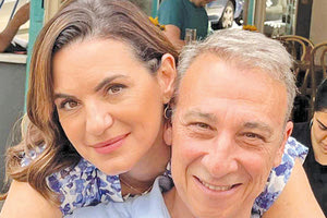 Η υπουργός Τουρισμού Όλγα Κεφαλογιάννη και ο συνθέτης Μίνως Μάτσας