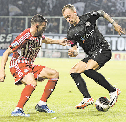 Ο Τοράρινσον σε φάση απο το χθεσινό ματς