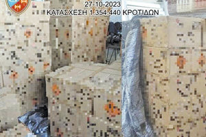 ΕΚΡΗΚΤΙΚΟ... ΚΕΡΔΟΣ Στο Ηράκλειο η μεγαλύτερη κατάσχεση κροτίδιων