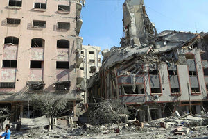 Εικόνες απόλυτης καταστροφής στη Γάζα