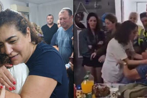 Η συγκίνηση και οι πανηγυρισμοί αφού απελευθερώθηκε η δεκανέας