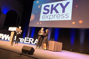 SKY express: Κορυφαίες ευρωπαϊκές διακρίσεις για την ταχύτερα αναπτυσσόμενη αεροπορική εταιρεία