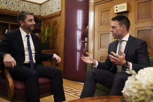 Τι συζήτησαν στην πρώτη τους συνάντηση Κασσελάκης- Ανδρουλάκης