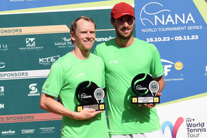 Δύο από τους νικητές του τουρνουά Nana ITF