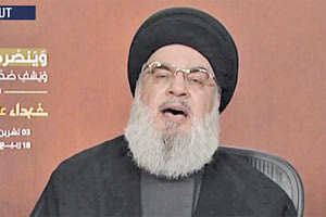 Ο ηγέτης της Χεζμπολάχ Χασάν Νασράλα