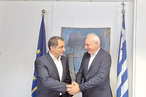 Από τη συνάντηση Μπαριτάκη-Σενετάκη