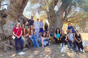 Φοιτητές του Πανεπιστημίου Κρήτης στην πανεπιστημιακή ανασκαφή στην Αρχαία Ελεύθερνα