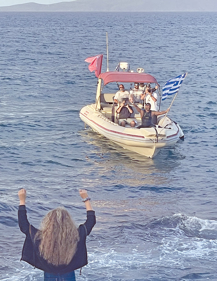 Από την υποδοχή του στο Ηράκλειο