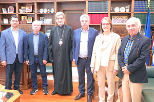 Από την επίσκεψη στον Περιφερειάρχη Κρήτης