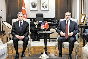 Από τη συνάντηση Μπλίνκεν - Φιντάν