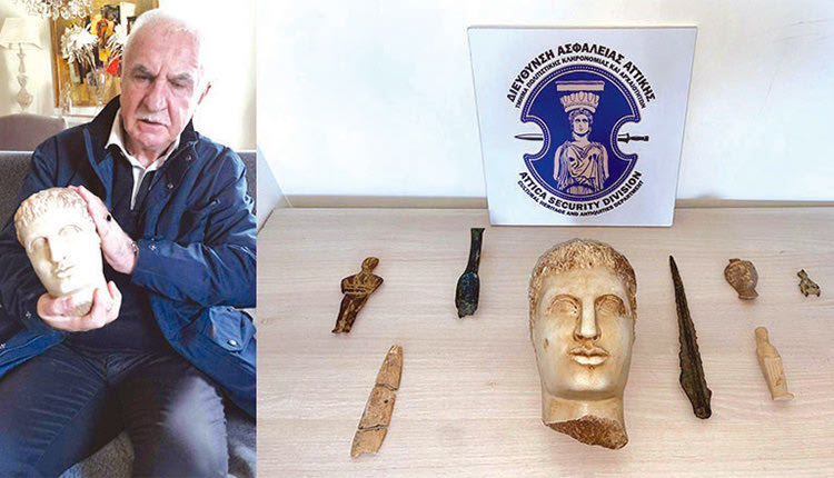 Τα αρχαία που παρέδωσε ο Γ. Τσουκάλης