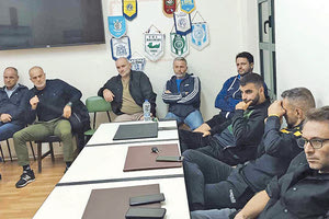 Από τη σύσκεψη στα γραφεία της ΕΠΣΗ