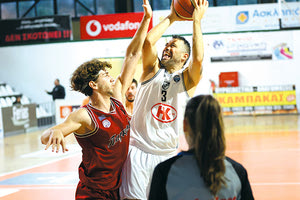 Ο Λιανός σε φάση απο τον αγώνα