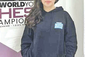 Στο Παγκόσμιο Πρωτάθλημα Κοριτσιών κάτω των 18 χρονών, αγωνίστηκε η αθλήτρια σκακιού του ΟΦΗ Ασημένια Τσαπάκη.