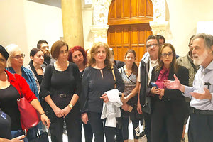 Από την επίσκεψη του Επαγγελματικού Λυκείου Ηρακλείου στην έκθεση