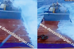 Σοκαριστικό το βίντεο από τη βύθιση του πλοίου