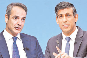 Απρέπεια Σούνακ σε Μητσοτάκη