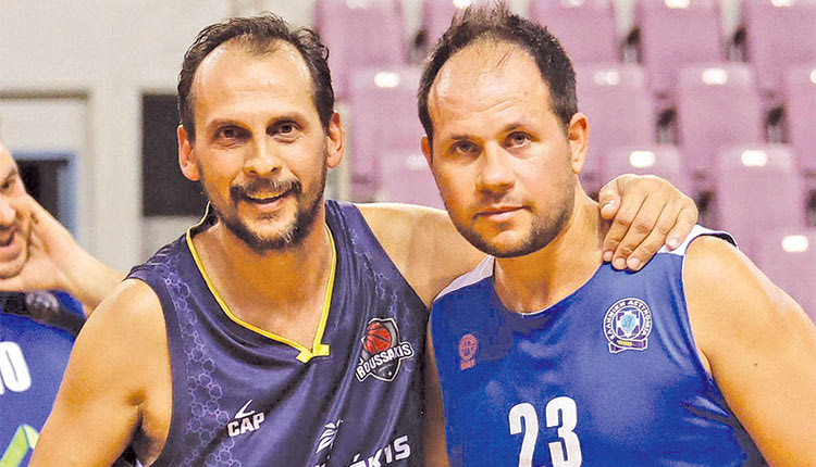 Σε αντίπαλα… στρατόπεδα βρέθηκαν για 40 λεπτά ο πρόεδρος του ΑΟΝΑ Ηρόδοτος Δημήτρης Ρουσσάκης και ο προπονητής της Ακαδημίας Μπάσκετ του Συλλόγου, Γιάννης Ανυφαντάκης